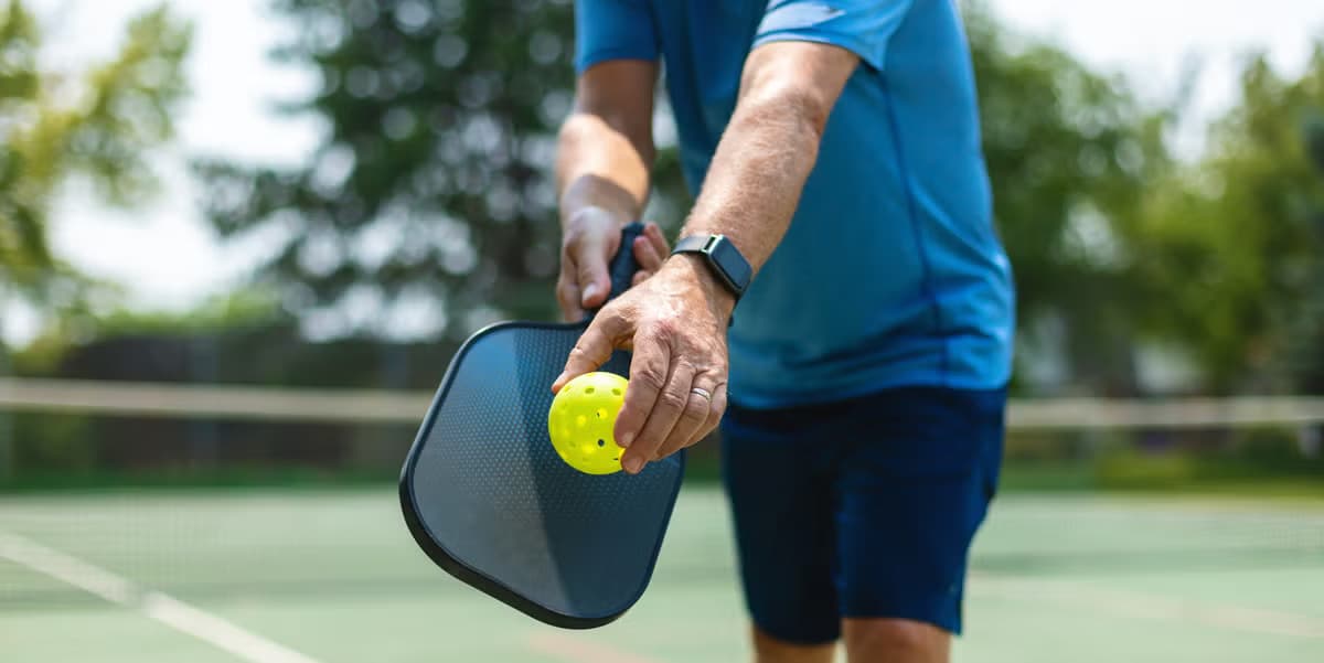Pickleball player